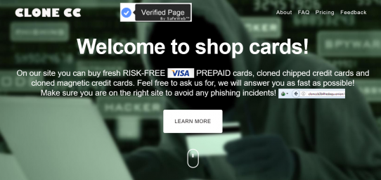 Cloned Cards
- Prepaid cards, cloned credit cards shop